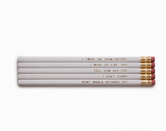 Beyoncé Pencil Set