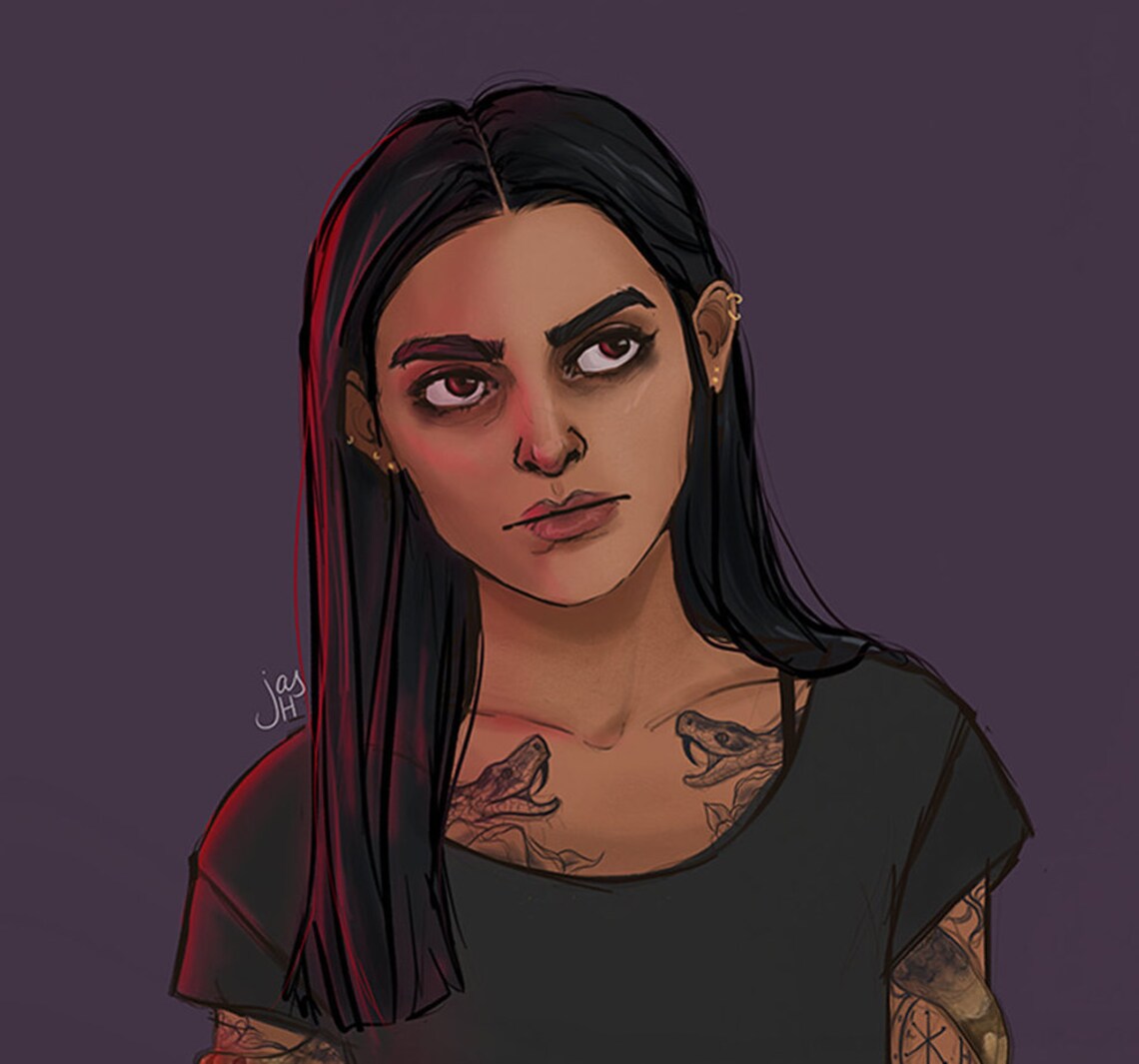 Alex Stern Darlington Ninth House Leigh Bardugo Bookish A4 Etsy