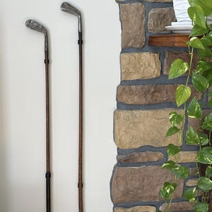 Golf Club Wall Mount Brackets (set) / Buy in Sets / Fits for Irons, Drivers, Wedges or Putters / Display your clubs! / 9mm, 14mm, 17mm, 19mm