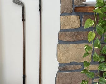 Golf Club Wall Mount Brackets (set) / Buy in Sets / Fits for Irons, Drivers, Wedges or Putters / Display your clubs! / 9mm, 14mm, 17mm, 19mm