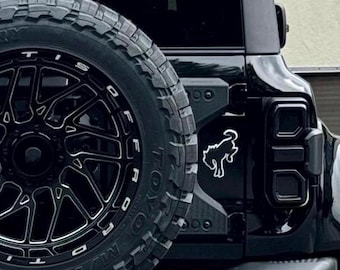 Two Color - Bronco Emblem and Badge / Calling all Bronco and Bronco Sport & Lovers / 400 Colors Options/ 5" Bronco