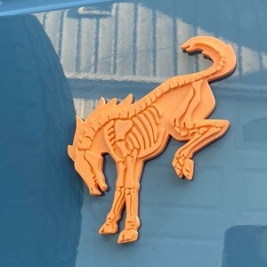 Ford Bronco “Skeleton” Emblem and Badge / Calling all Bronco and Bronco Sport & Lovers / 21 Colors / Keychain, 3&quot;, 4&quot;, 5&quot;, 6&quot;, 7.5&quot;