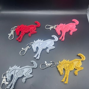 Ford Bronco 'skelet'-embleem sleutelhangers / Calling all Bronco en Bronco Sport & Lovers / 21 kleuren / sleutelhanger