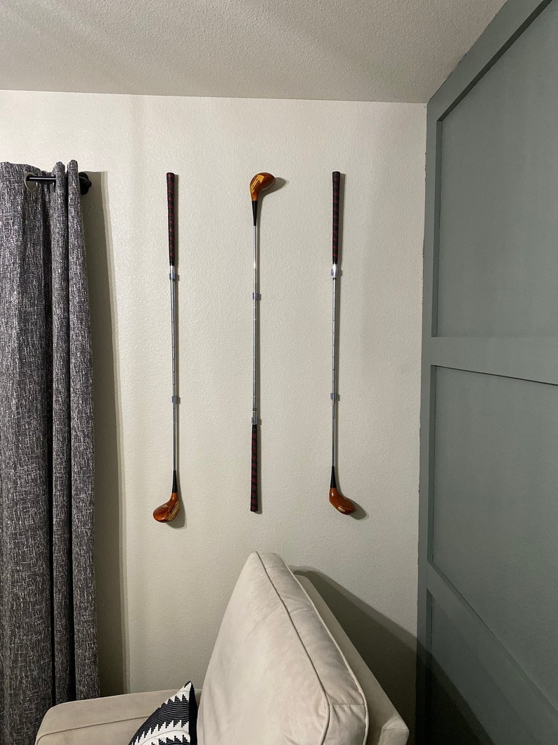 Golf Club Wall Mount Brackets set / Buy in Sets / Fits for Etsy