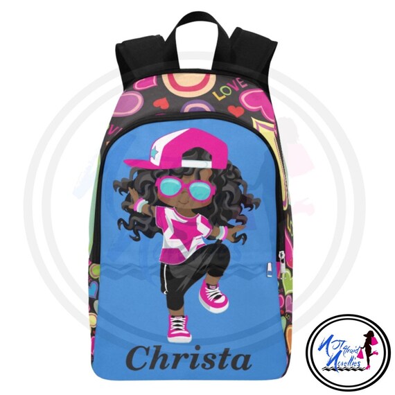 Girl backpacks. African American Girl Hip Hop Dancer Etsy
