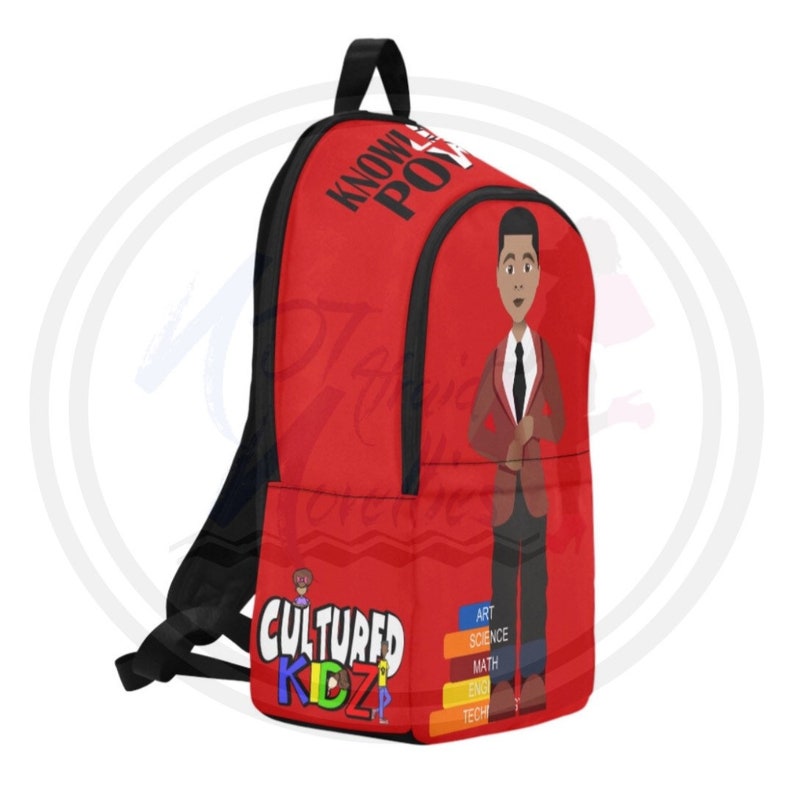 Custom Backpack School Supplies Boy Backpacks Custom Backpacks Cultured Kidz James Backpack Exclusive Backpacks Diversity Matters!