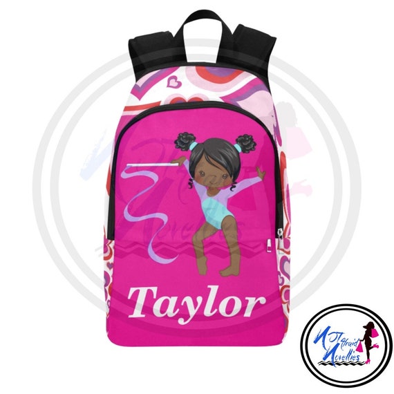 Custom backpacks. African American Girl Gymnastics Dancer Etsy