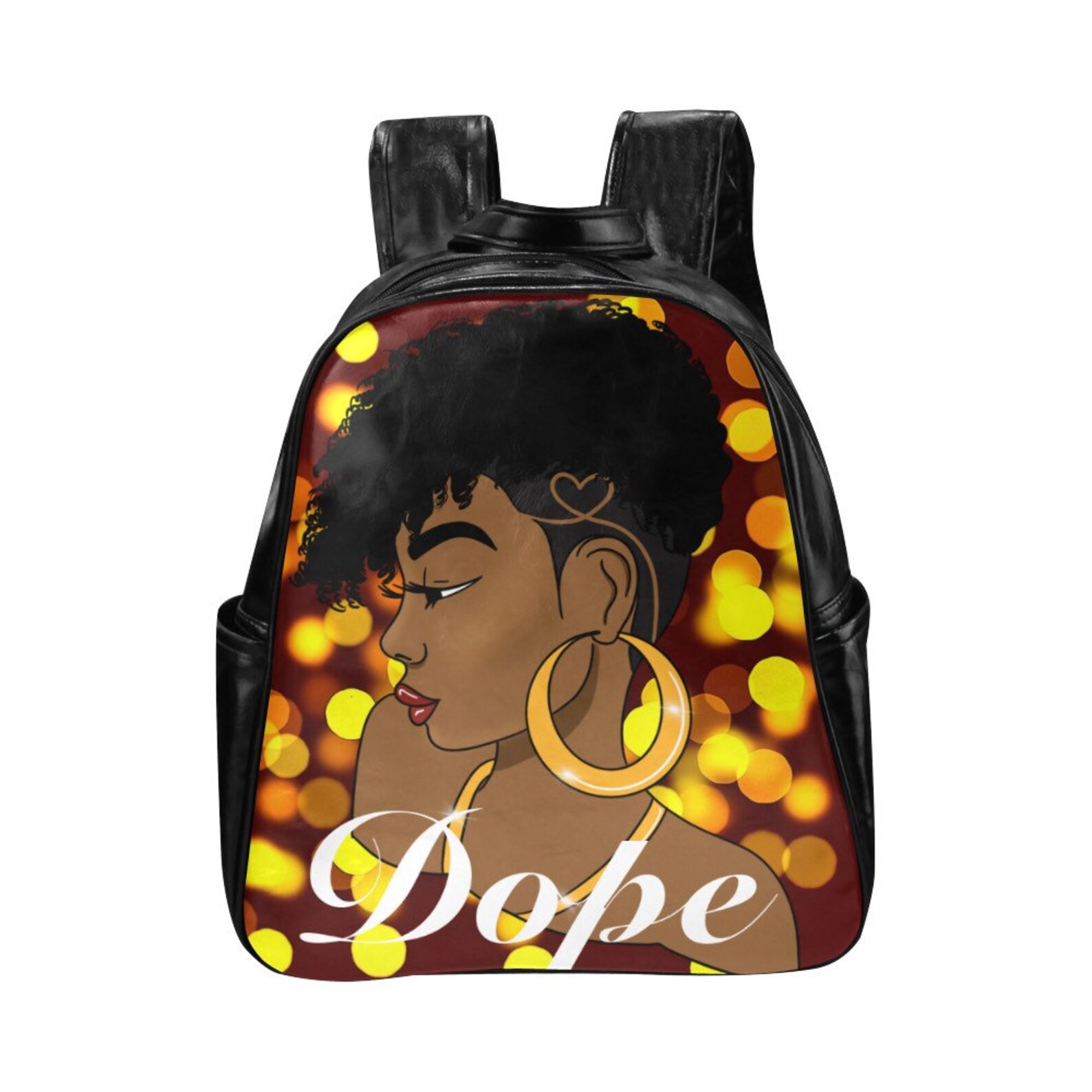 Dope Backpack. Naturally Dope Backpack. Pu Leather Backpack. Etsy