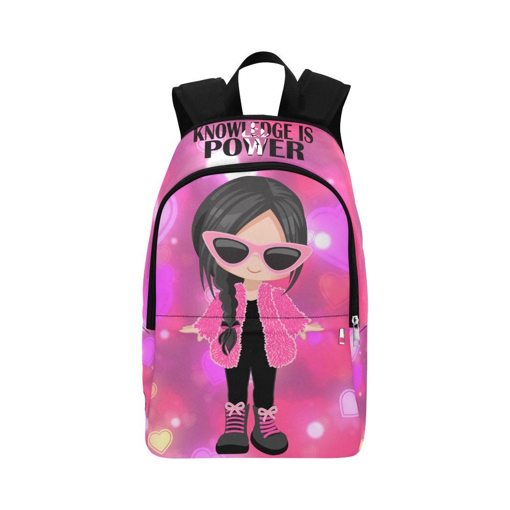 fluffy backpacks for school