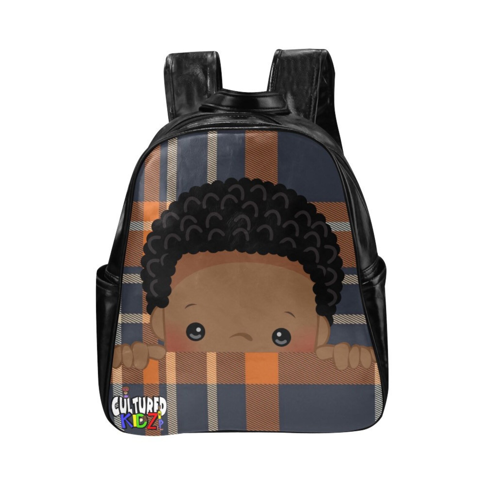 Little Boy Backpackboy Peeking Backpacklittle Boy Etsy