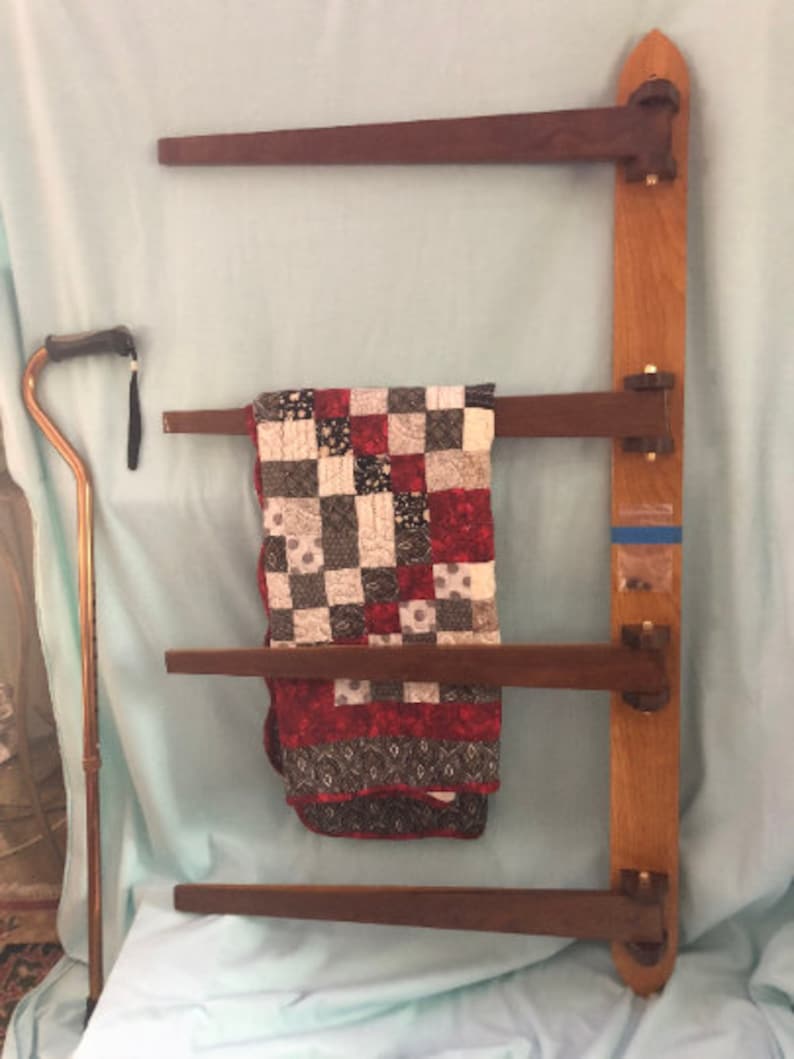 Wall Hanging Quilt Rack Etsy