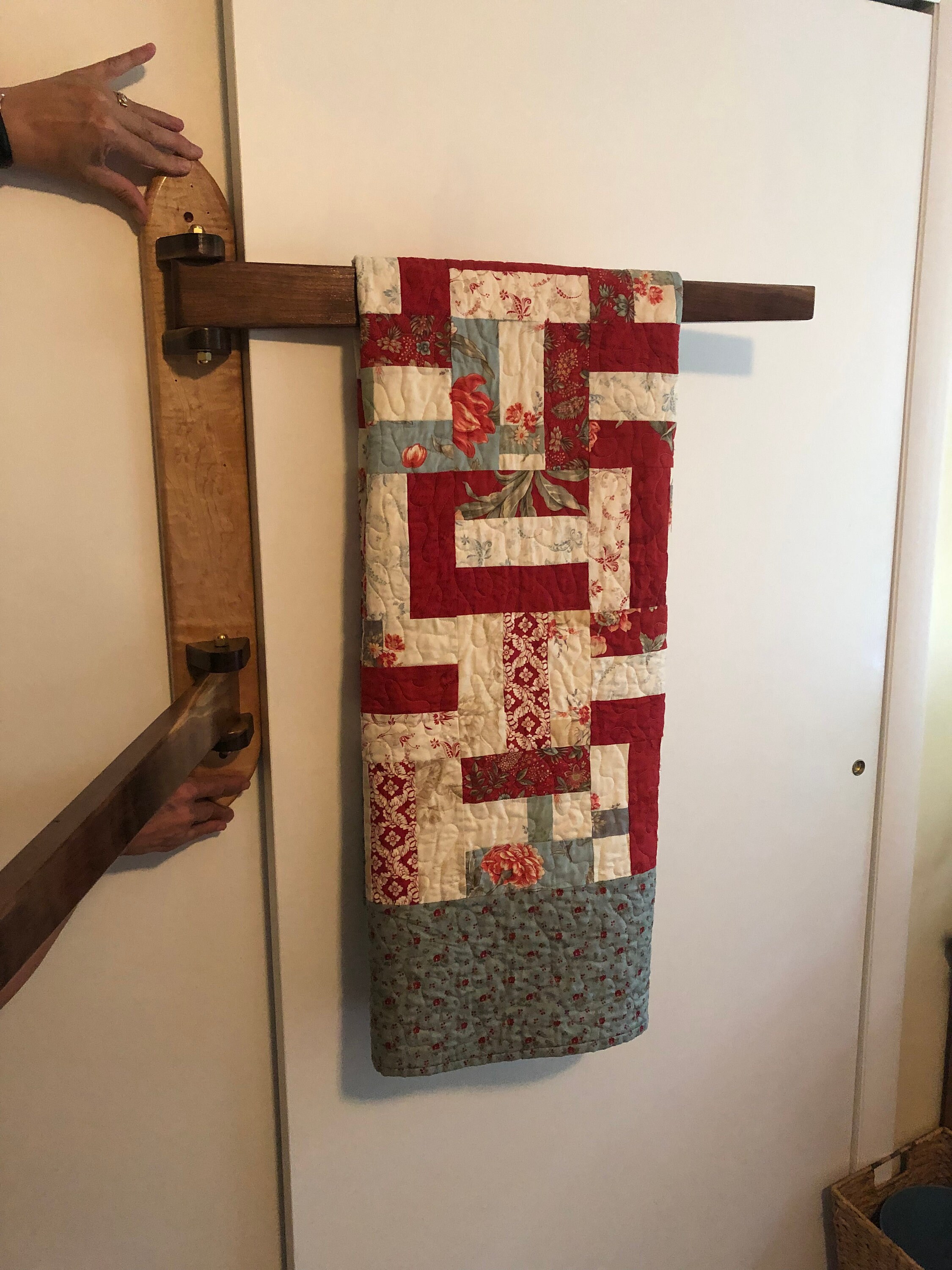 Wall Hanging Quilt Rack Etsy