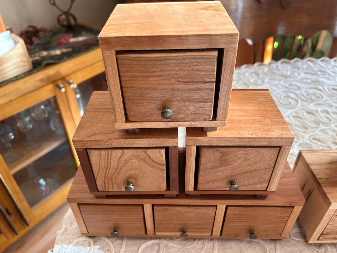 Rustic Knick Knack Storage Boxes Etsy