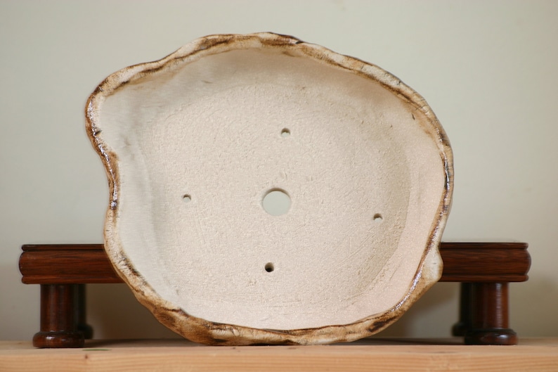 Handmade irregular bonsai pot
