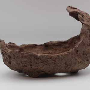 Handmade bonsai pot in terracotta