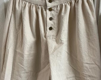 Ready to ship 36 - sailor, pirate or workman slops 18th century - cotton duck