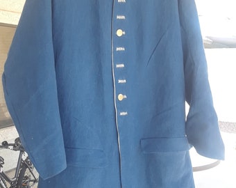 MADE TO ORDER - long sleeved waistcoat in linen - 18th century