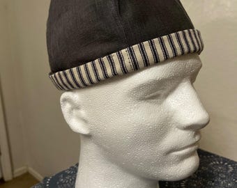 Ready To Ship - 18th century workman hat in linen