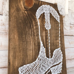 Cowboy Boot String Art, Cowboy Nursery, Western Nursery Decor, Country Wall Art, Country Nursery Decor, Western Decor, Cowboy Room