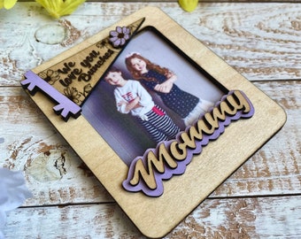 Gift for Grammy, Photo Fridge Magnet, Gift From Grandchild, Love you Bunches, Personalized Photo Magnet