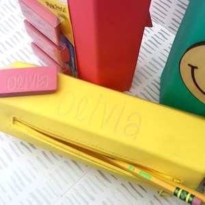 Personalized Pencil Case, Back to School Supplies, Custom Pencil Pouch, Pencil Storage, Pencil Case, Back to School Must Haves
