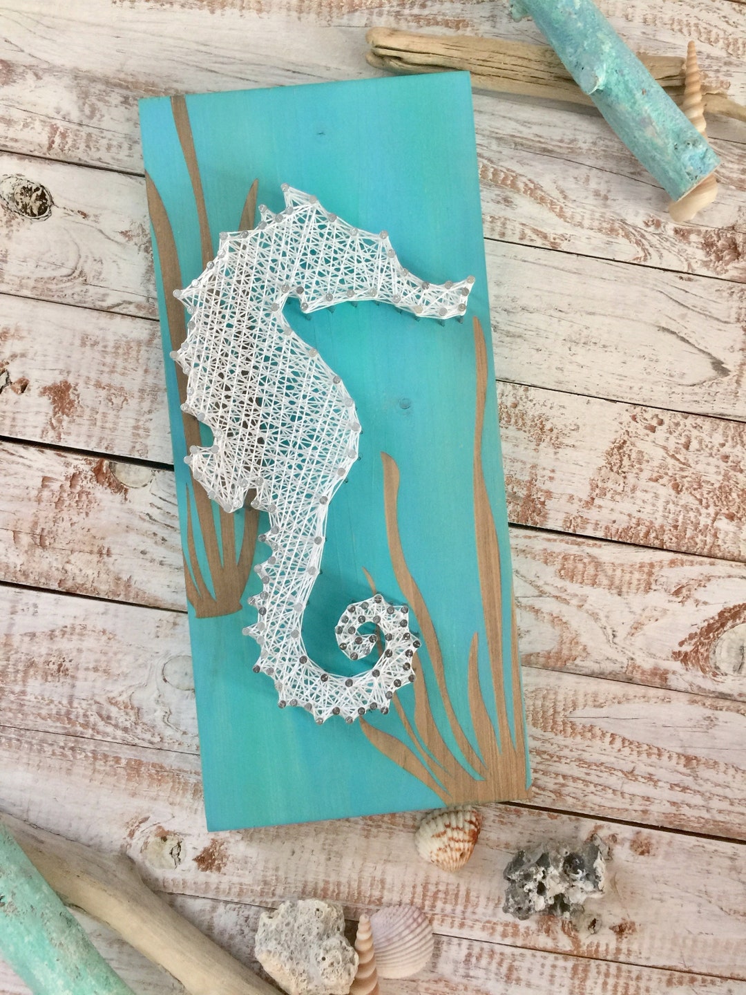Coastal Nursery Decor, Seahorse Wall Art, Ocean Nursery Decor, Seahorse