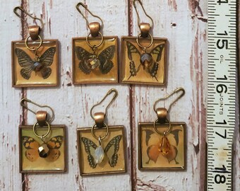Mixed Colour Gear Charm Sets Junk Journaling Embellishments