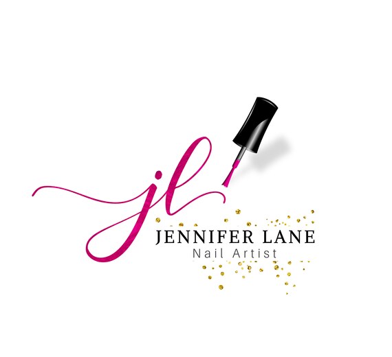nail artist logo beauty