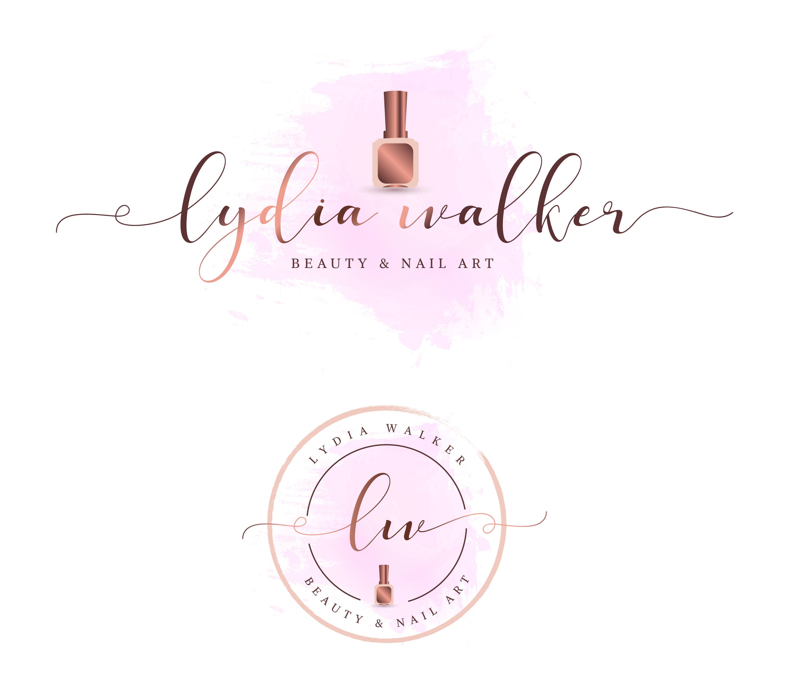 Nail Artist Logo Beauty Logo Business Logo Nail Logo Etsy