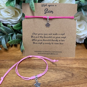 Star Wish Bracelet: Macrame Snake Knot Friendship Bracelet