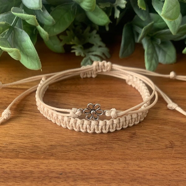 Square Knot Bracelet Etsy