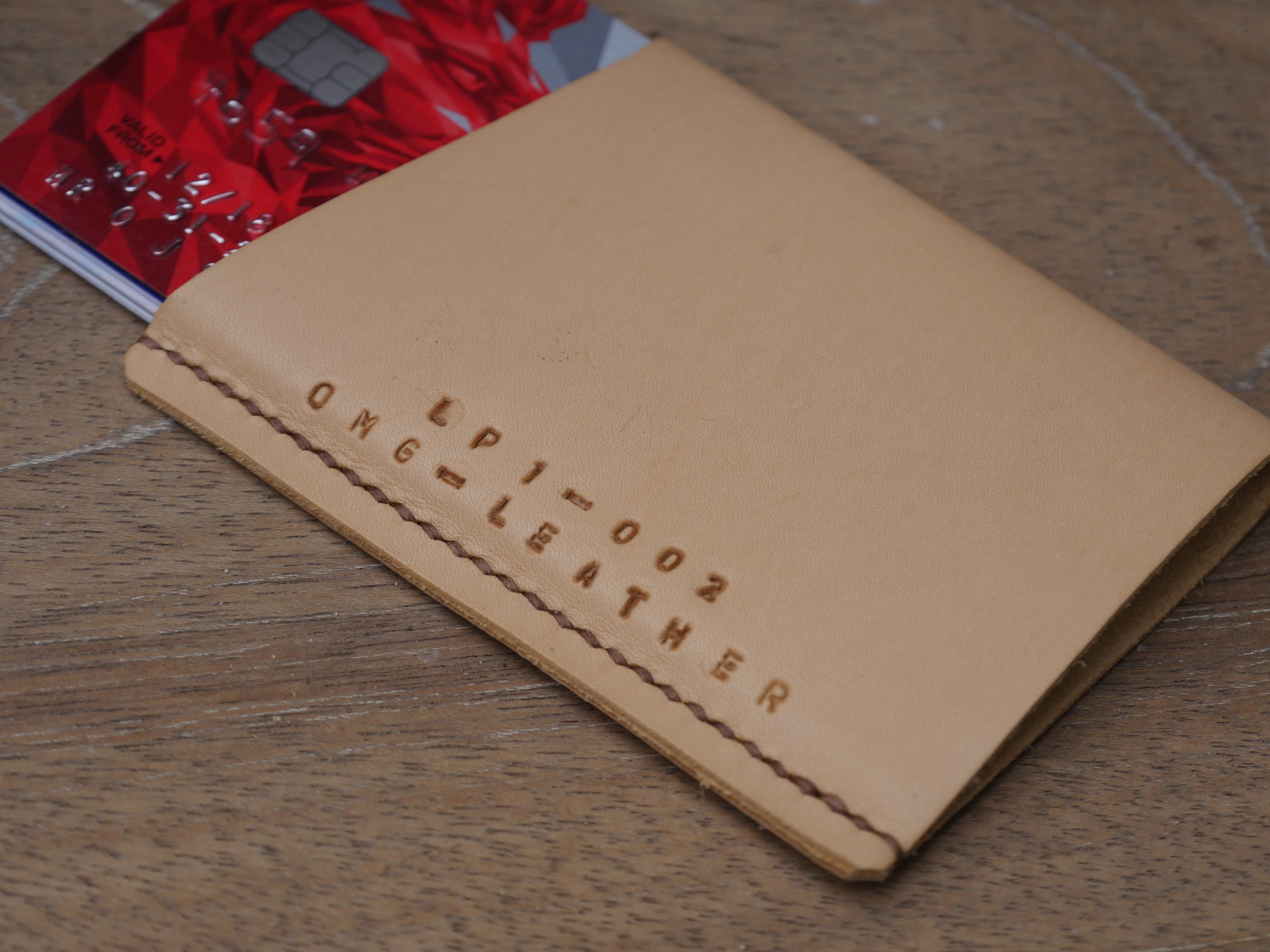 LOOP1 Leather Card Holder Business Debit Card Holder Unique Made to