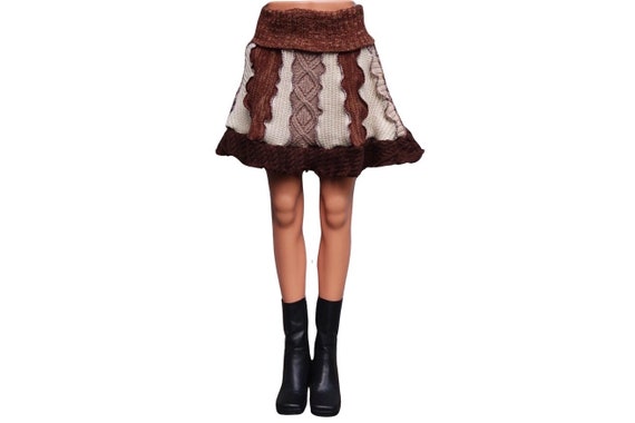 Med. Reworked Woodland Sweater Skirt