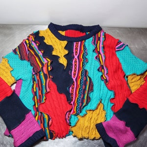 XL Reworked Textured Multi Sweater