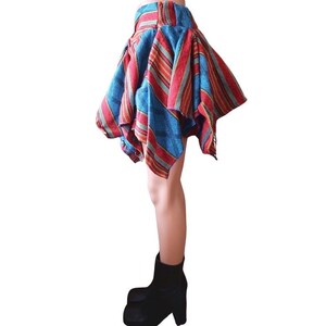 Tribal Mini Skirt, size Medium.