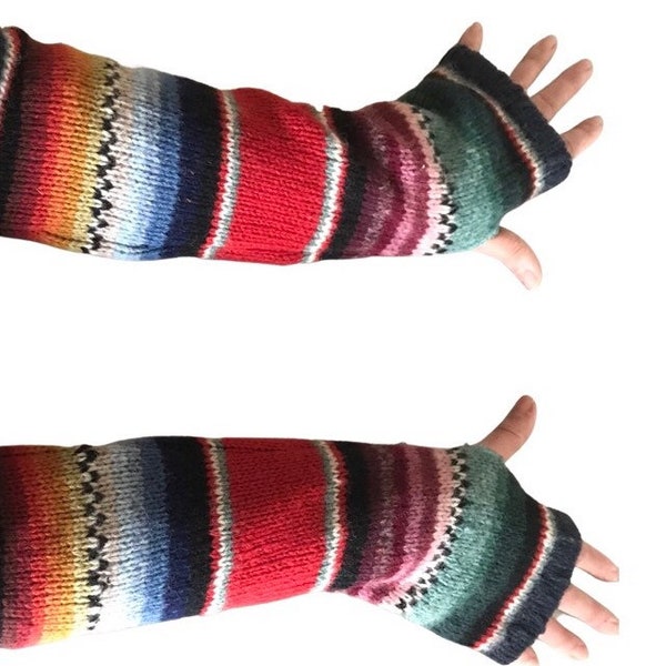 Knit Arm Warmers Etsy