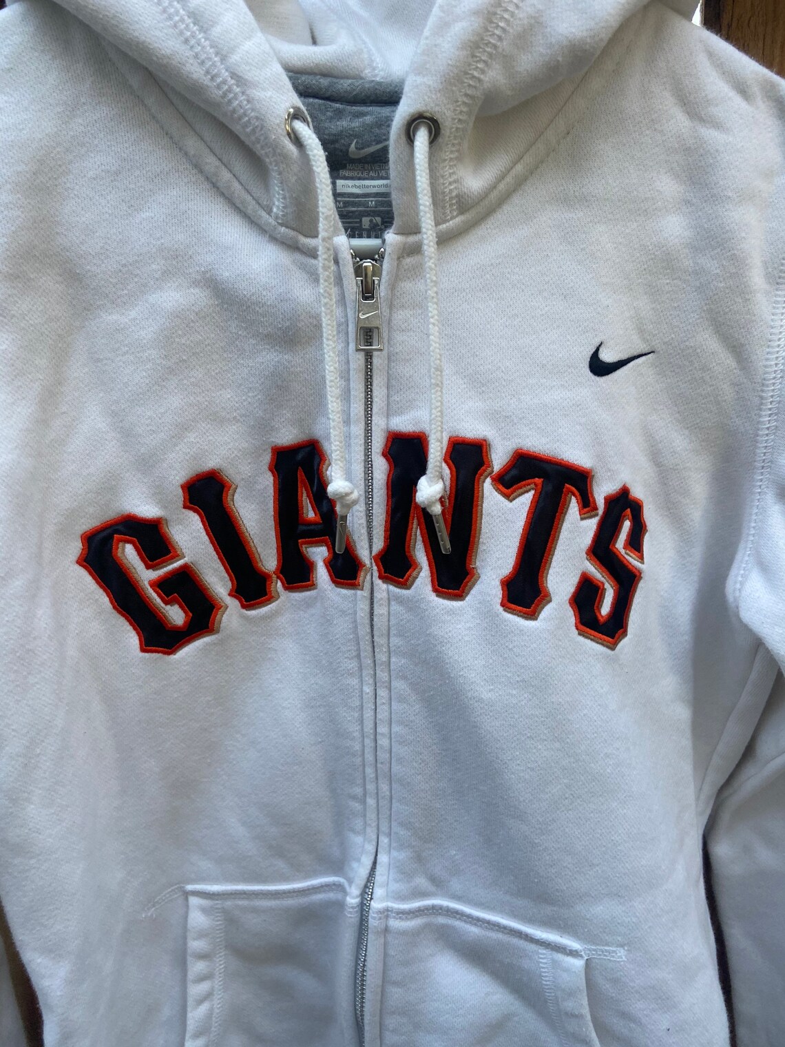 Nike San Francisco Giants Genuine Merchandise Full Zip Hoodie | Etsy