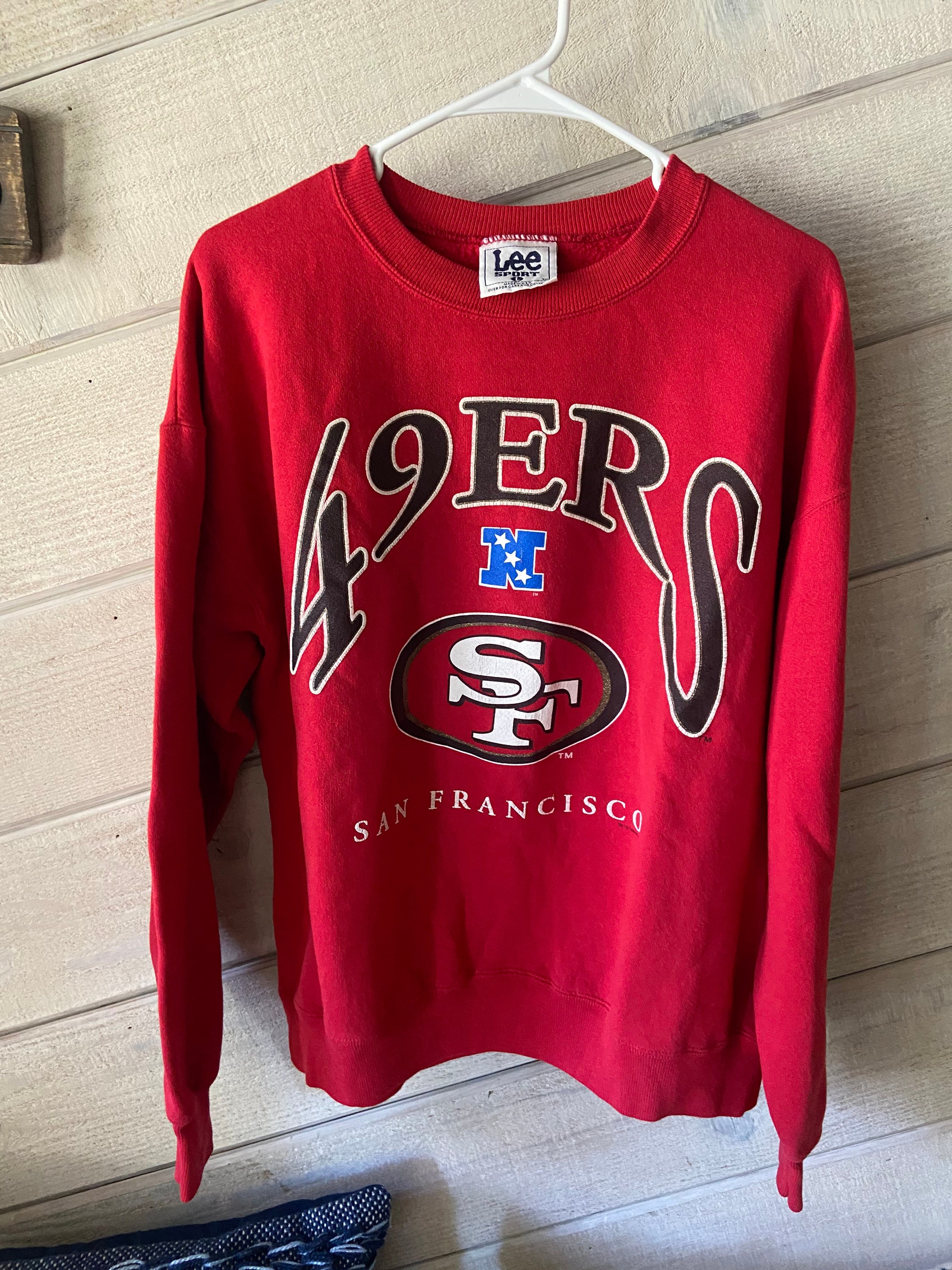 Vintage Lee Sport 1998 SF 49ers Crewneck Sweatshirt Size | Etsy