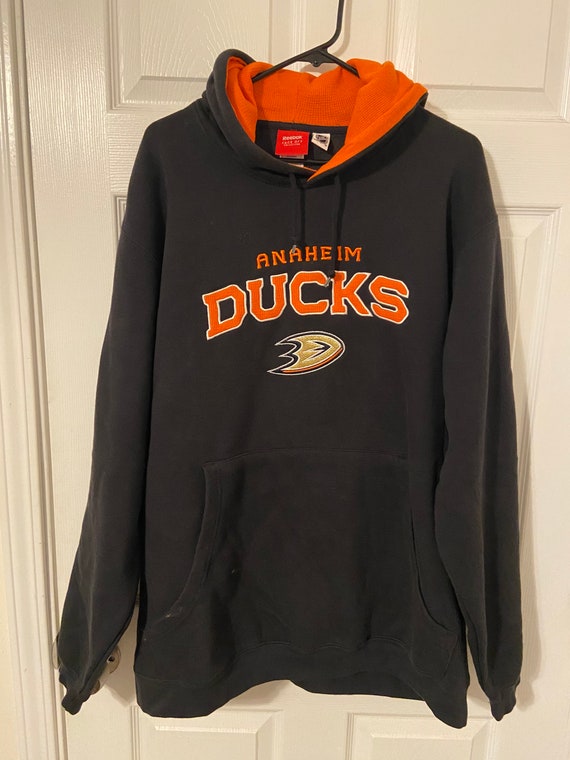 Anaheim Ducks Reebok Face Off Collection Hoodie Si