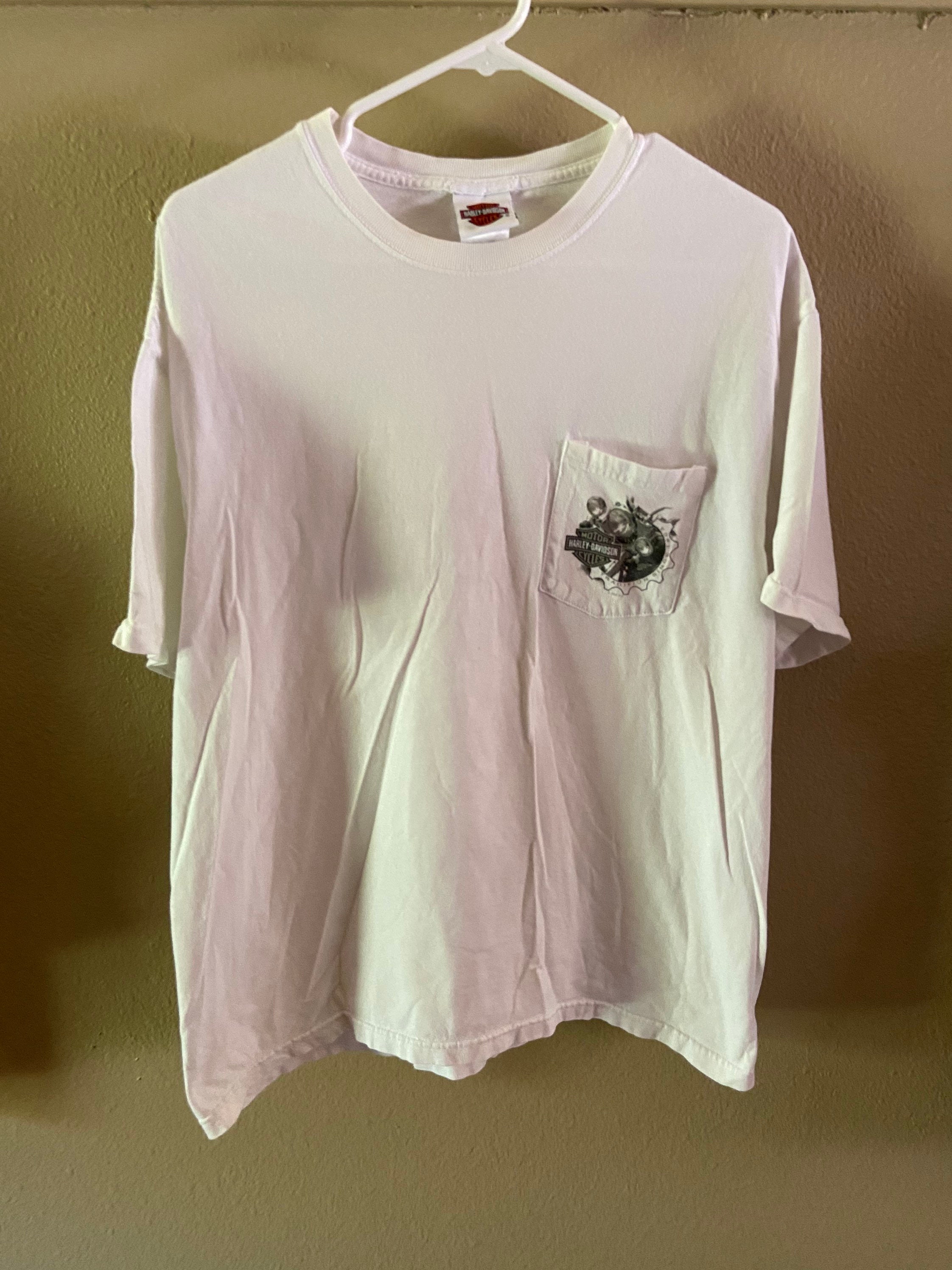 Harley Davidson Sacramento Camiseta de Bolsillo Tamaño Grande | Etsy