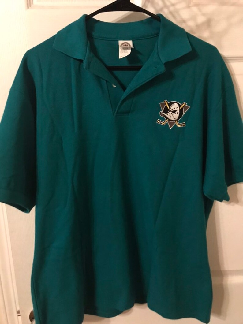 mighty ducks jersey polo shirt