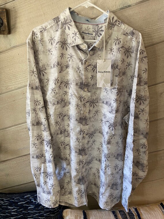 Tommy Bahama Hawaiian Dress Shirt Size 