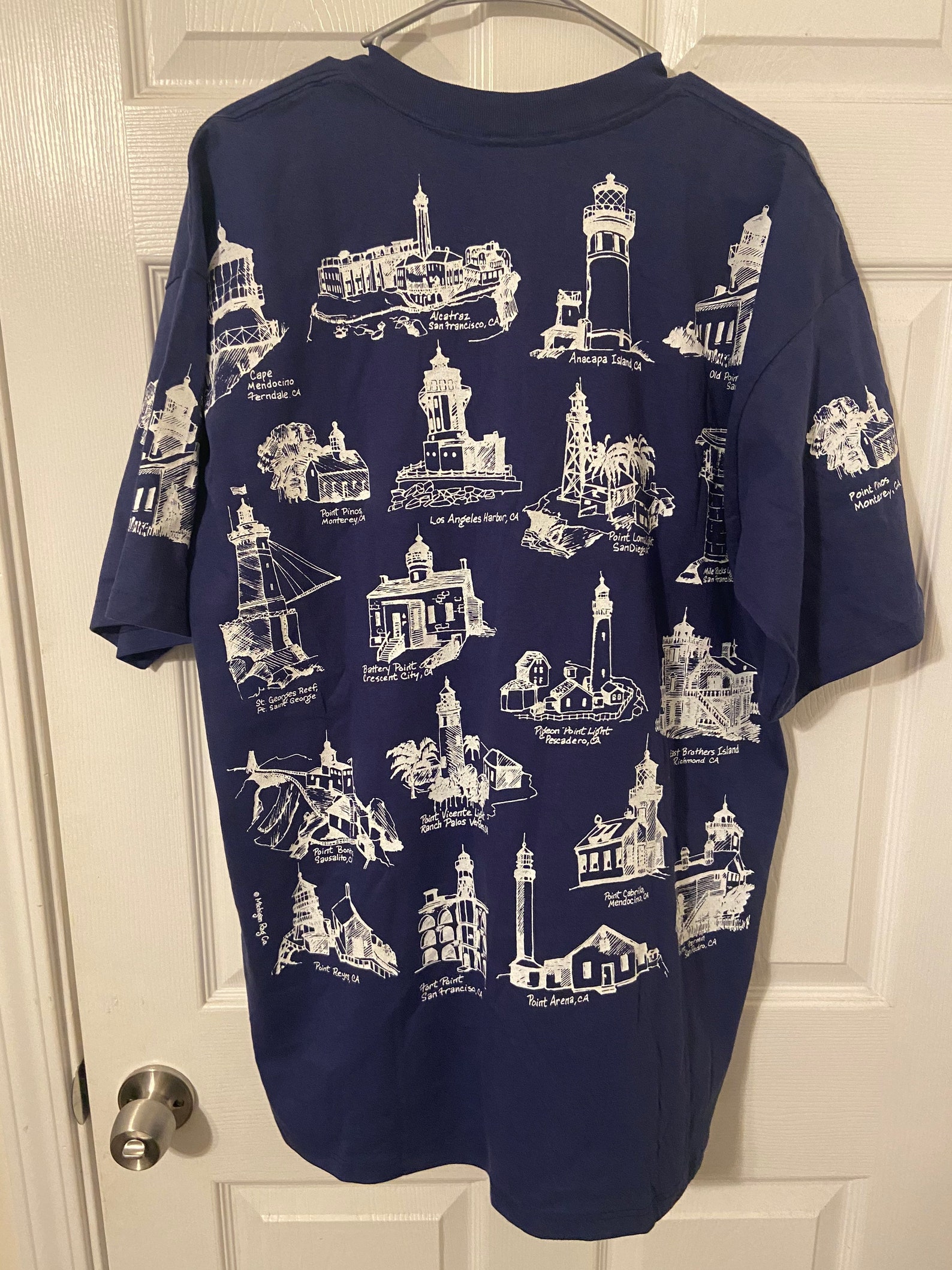 Vintage Michigan Rag Company All Over Print Shirt Size XL Etsy