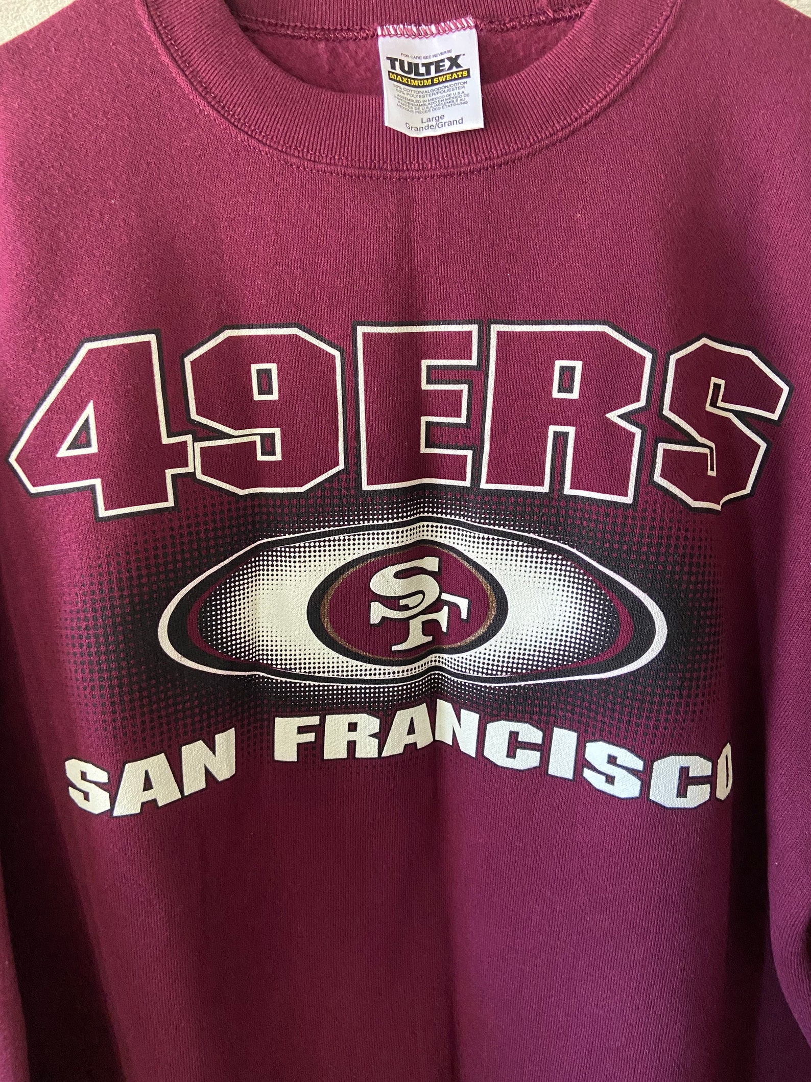 Vintage SF 49ers Crewneck Sweatshirt Size Large | Etsy