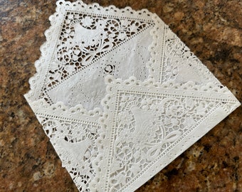 Lace Envelopes, Rustic Wedding Invitation, Doily Lace Envelopes, Custom Wedding Envelopes, Lace Wedding Invitation