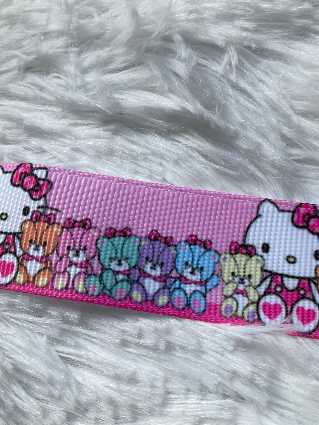 Hello Kitty Grosgrain Ribbon, 7/8 Ribbon, Hairbow Ribbon, Baby Shower ...