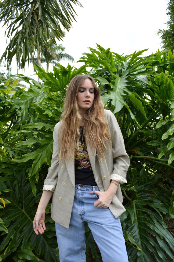 vintage double breasted blazer / vintage womens bl