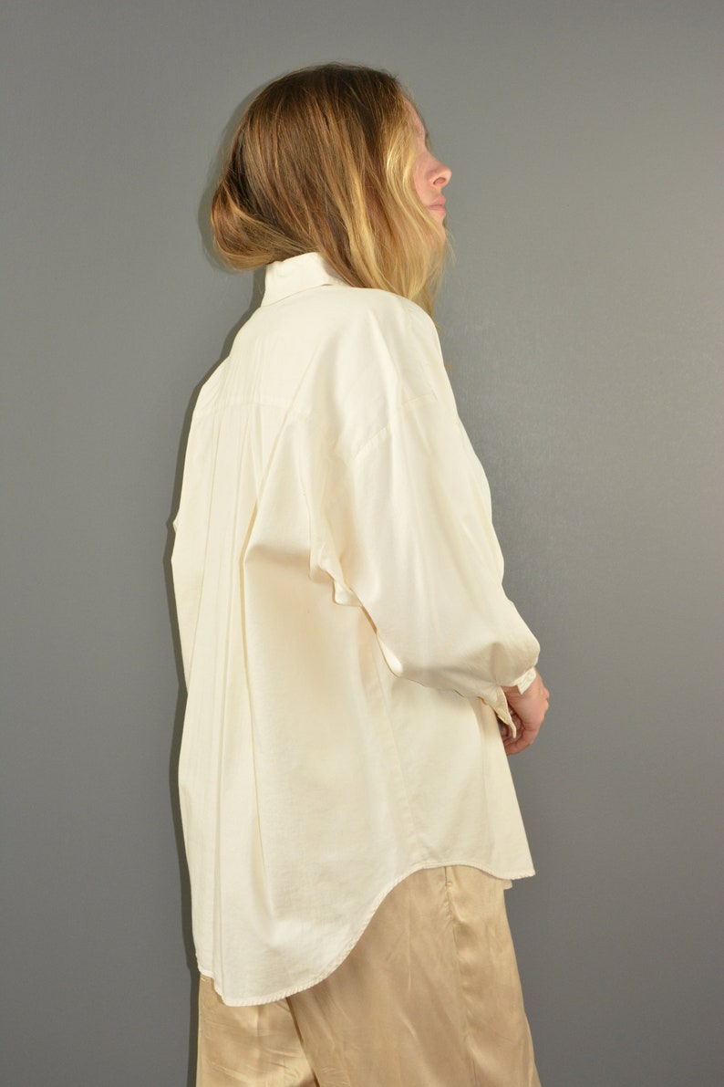 vintage white oxford vintage oxford polish oxford vintage polish oxford vtg white button down oversized oxforf XS S M