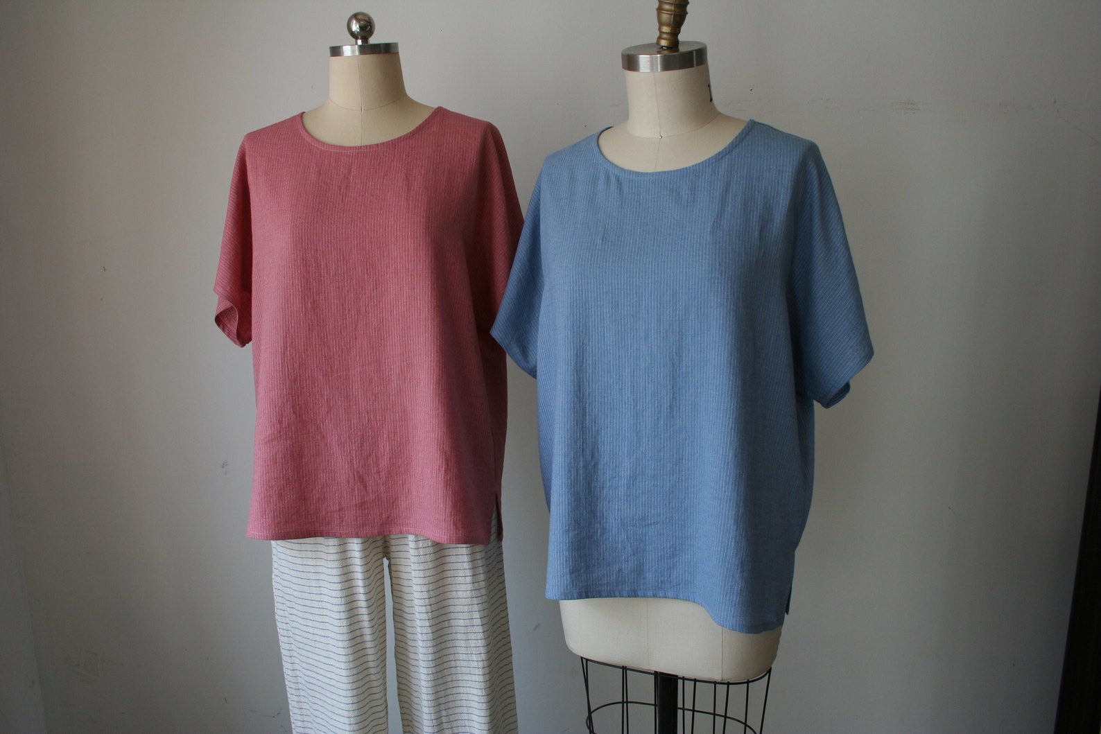 Linen top linen shirt Linen tee plus size made in USA Etsy