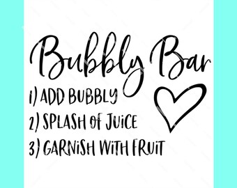 Mimosa Bar Svg Etsy